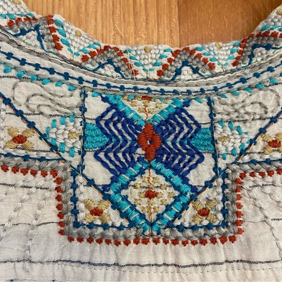 Johnny Was Workshop Women’s Floral Embroidered Tunic Dress Size Small - Picture 6 of 11